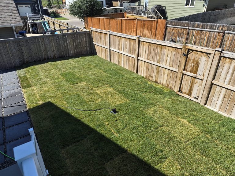 Sod Installation in Lethbridge